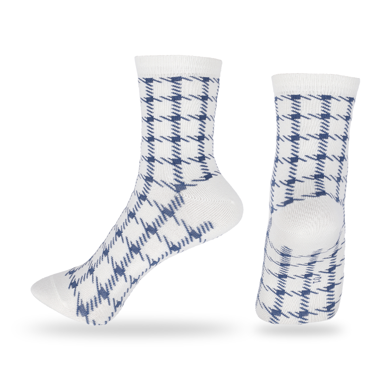 Calzini senza cuciture invisibili casuali del vestito dal modello del plaid degli uomini di ODM