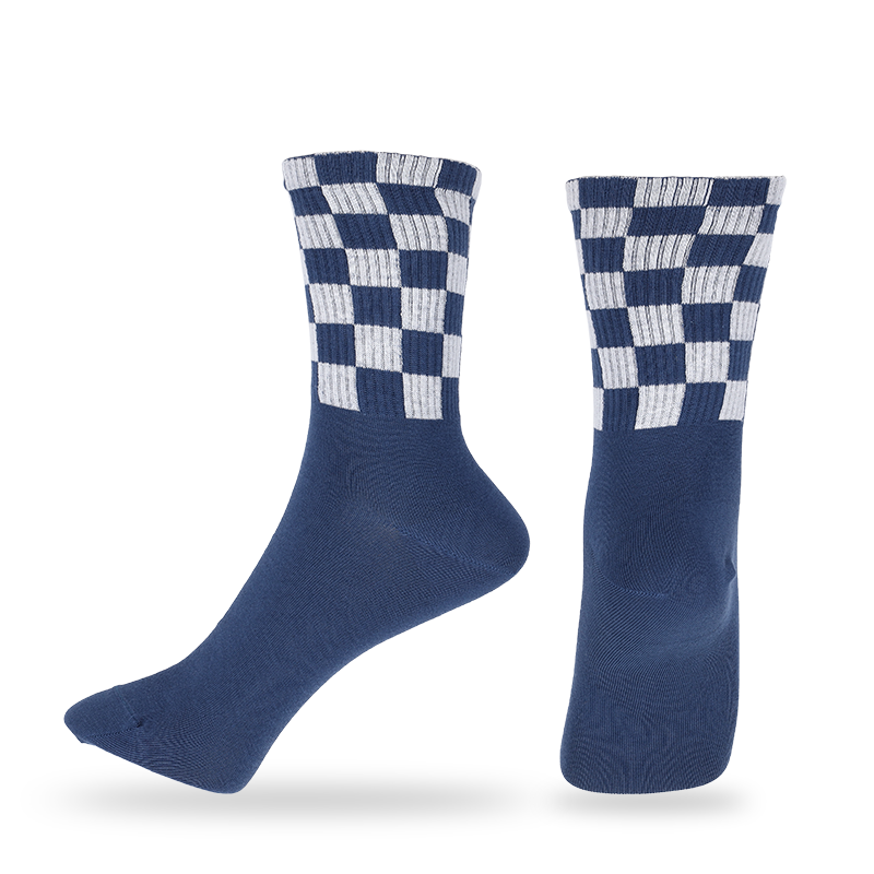 Il logo personalizzato accetta i calzini da basket da donna con motivo scozzese, da campeggio, da jogging, da boxe, da tennis, da baseball, da golf e da alpinismo