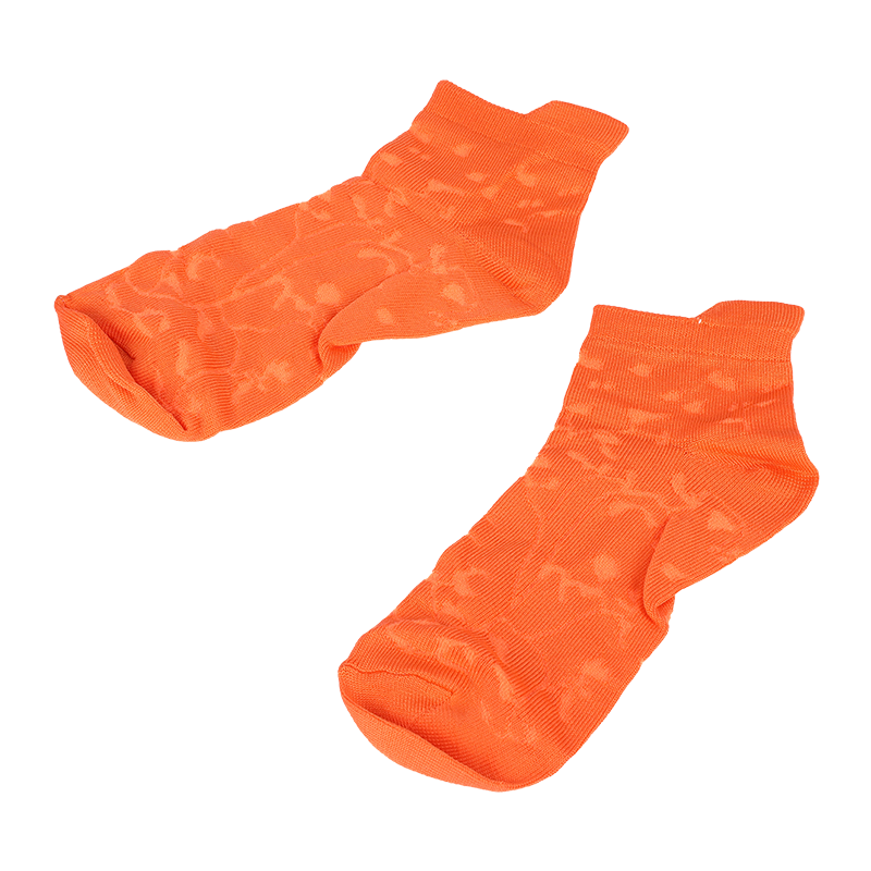 calzini alla caviglia da sneaker a taglio basso con motivo floreale in nylon super morbido in microfibra da donna