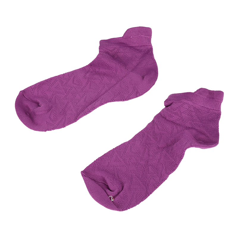 calzini alla caviglia da sneaker a taglio basso con motivo floreale in nylon super morbido in microfibra da donna