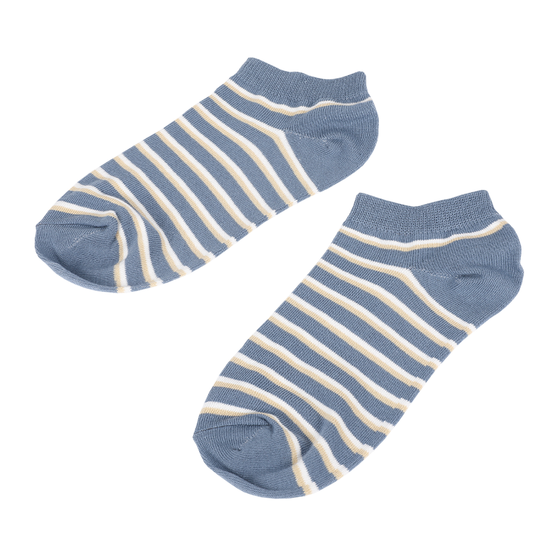 Calzini sportivi da uomo classici a righe scozzesi alla caviglia con punta liscia calzini sportivi realizzati con filato naturale ecologico e degradabile al 100%