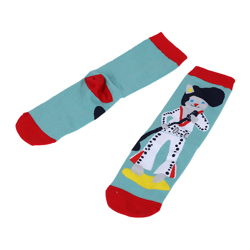 Personalizzato OEM migliore jacquard novità unisex simpatico anime super eroe cotone personalizzato calzini tubo moda casual