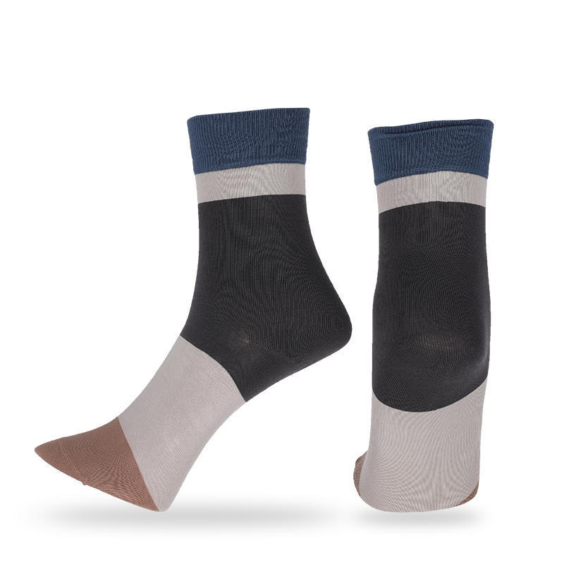 Calzini streetwear casual, da abito o personalizzati realizzati in cotone pettinato OEKO-Tex di alta qualità da uomo filati di cotone naturale anti-pelucchi calzini classici da passeggio a righe larghe