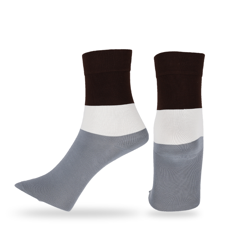 Calzini streetwear casual, da abito o personalizzati realizzati in cotone pettinato OEKO-Tex di alta qualità da uomo filati di cotone naturale anti-pelucchi calzini classici da passeggio a righe larghe