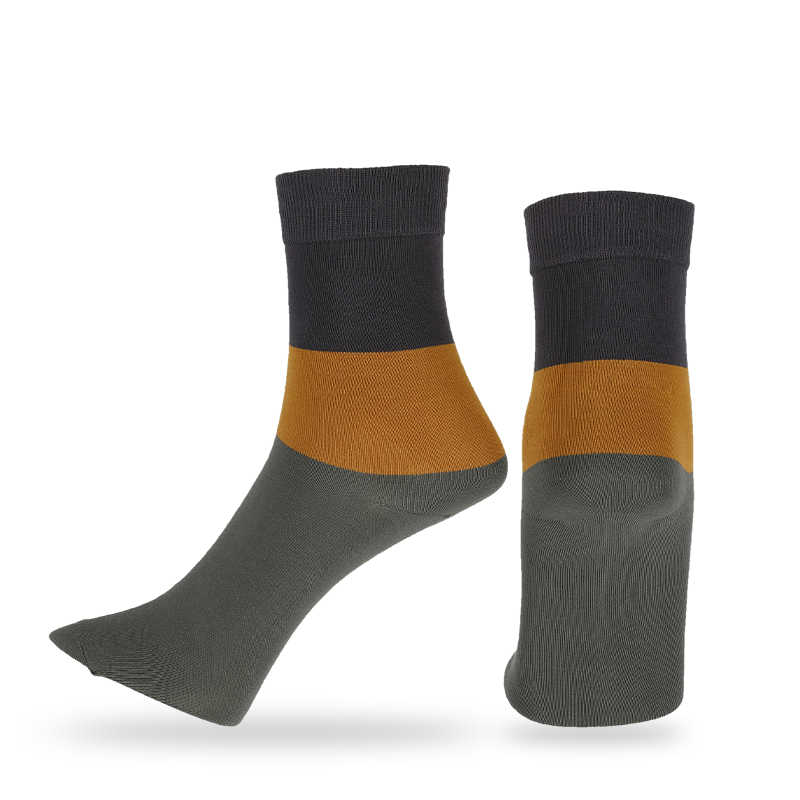 Calzini streetwear casual, da abito o personalizzati realizzati in cotone pettinato OEKO-Tex di alta qualità da uomo filati di cotone naturale anti-pelucchi calzini classici da passeggio a righe larghe