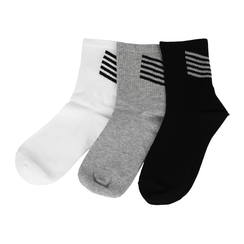 Calze da uomo all'ingrosso o personalizzate basket classico campeggio jogging boxe tennis baseball golf e sport alpinismo con strisce sul retro