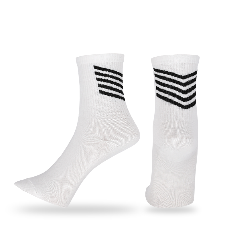 Calze da uomo all'ingrosso o personalizzate basket classico campeggio jogging boxe tennis baseball golf e sport alpinismo con strisce sul retro