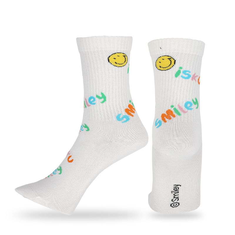 Calzini casual da uomo personalizzati con faccine emoji e lettere, realizzati con cotone di alta qualità, quindi i calzini sono morbidi, comodi, resistenti, traspiranti e caldi.