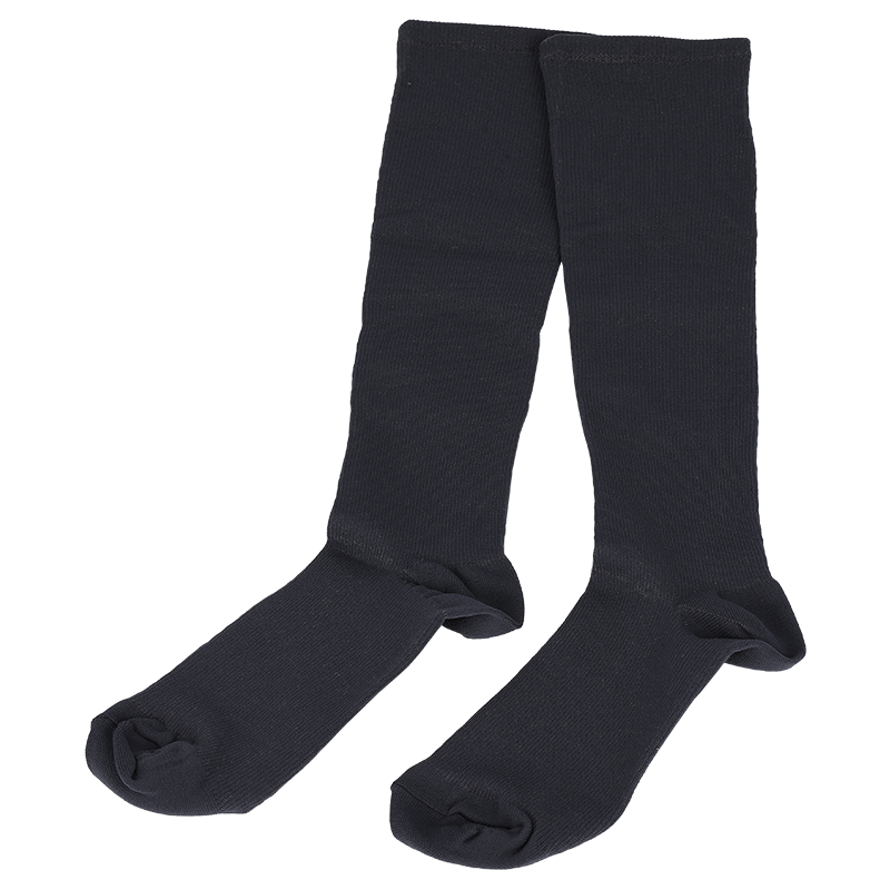 Classica compressione della pressione delle vene varicose calza sana e confortevole durante il volo in viaggio, il lavoro in piedi, le calze al ginocchio per l'alpinismo